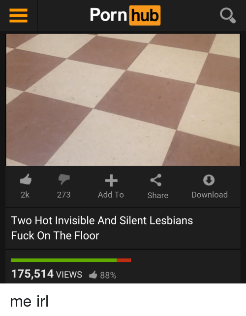 Invisible silent lesbians fuck floor