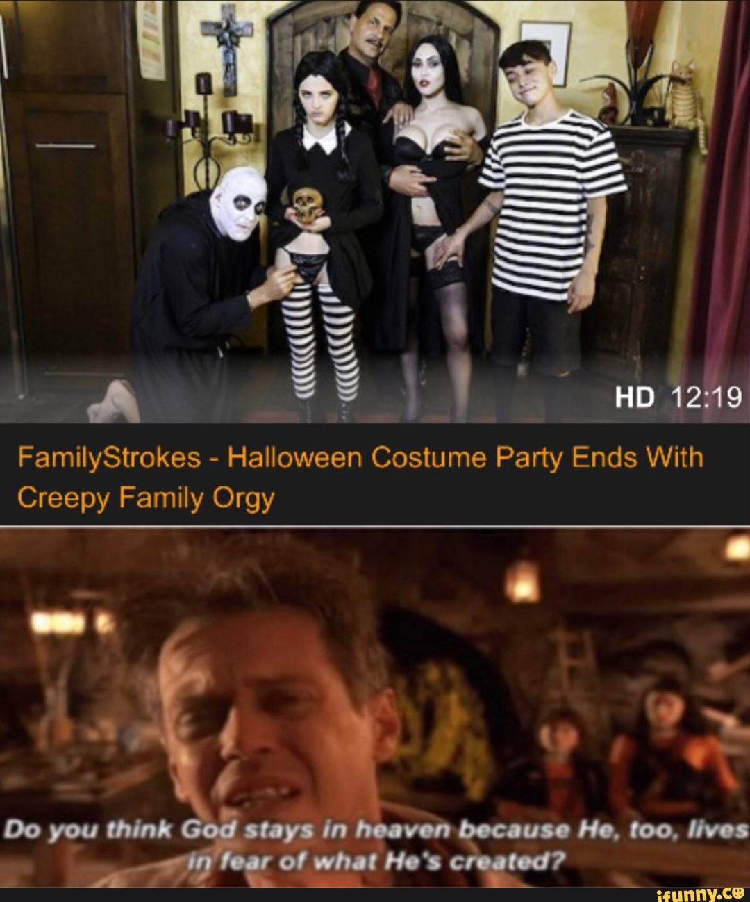 Skyscraper reccomend familystrokes halloween party ends family