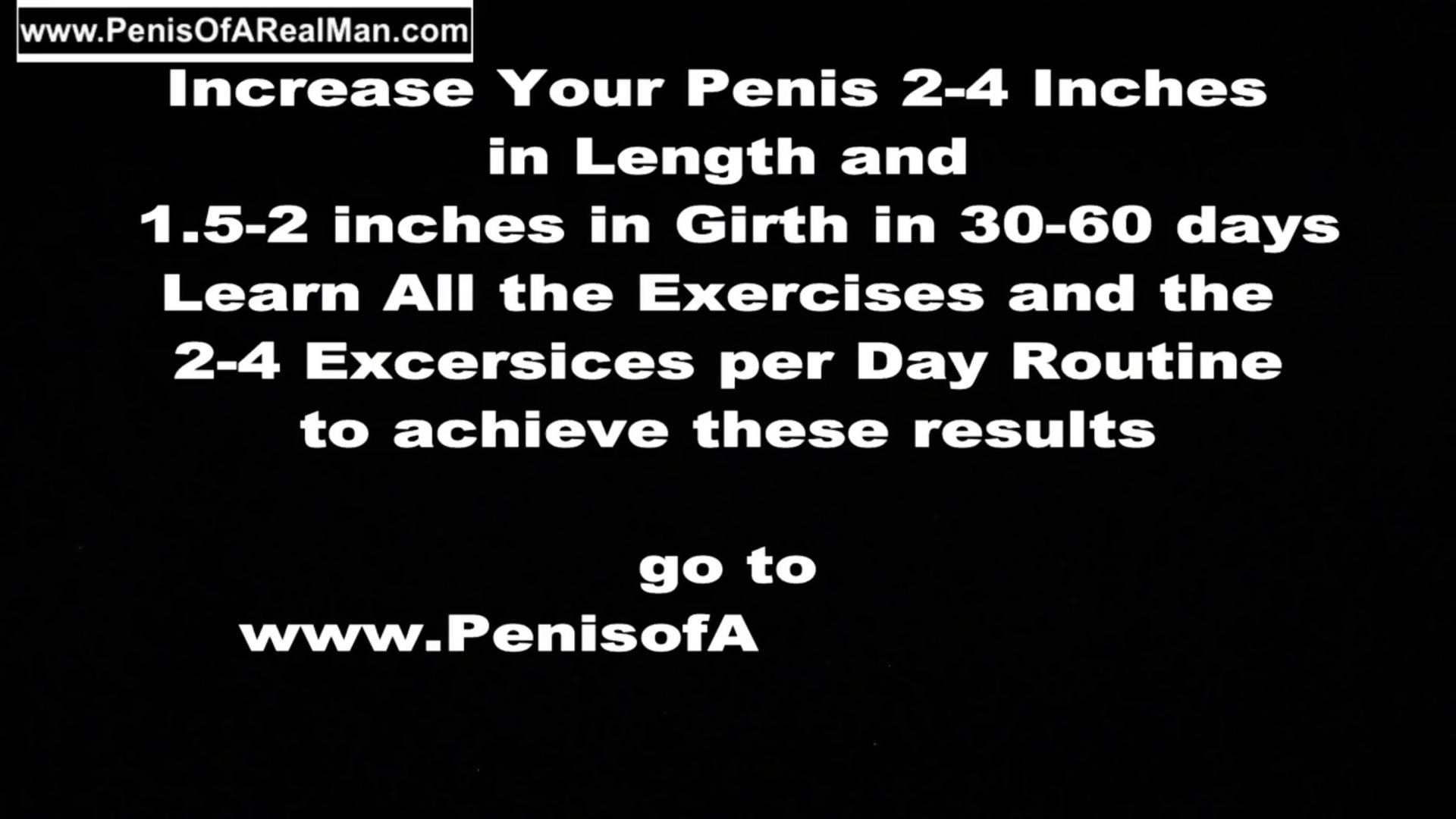 Grow your penis inches length enlargement
