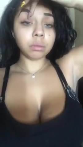 Girl flashes tits periscope